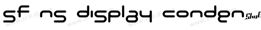 SF NS Display Conden字体转换
